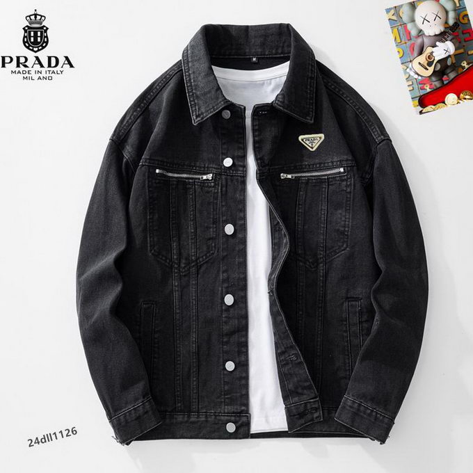 Prada Denim Jacket Mens ID:20250925-74